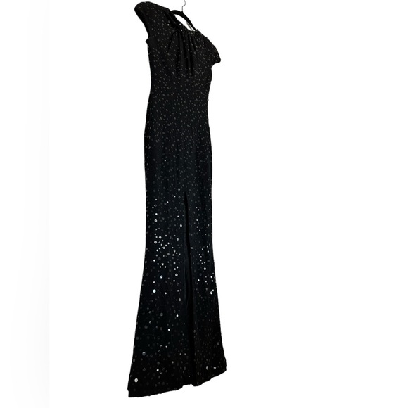 Talbot Runhof Black Sequin Mermaid Gown - Picture 3 of 14